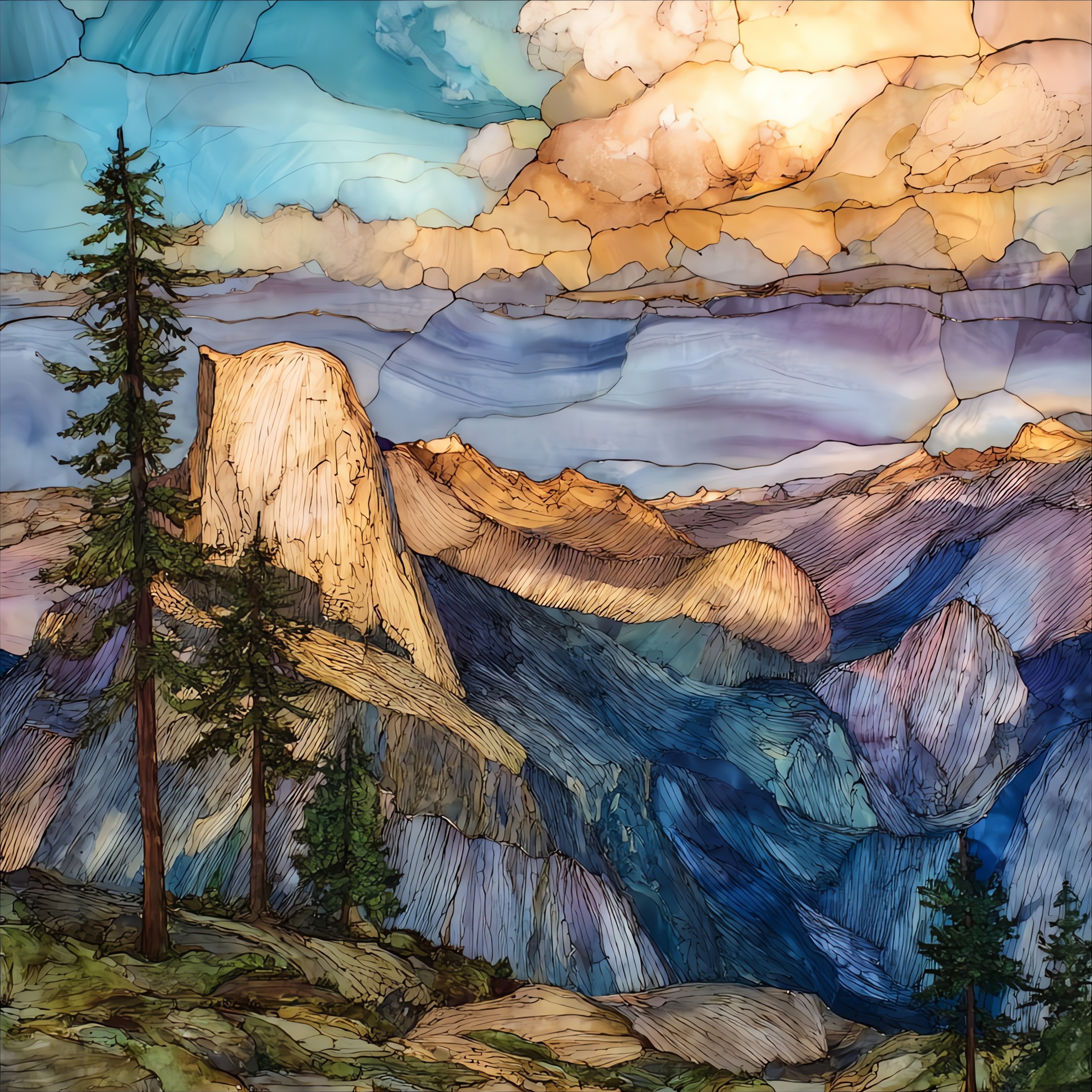 Half Dome Glacier Point