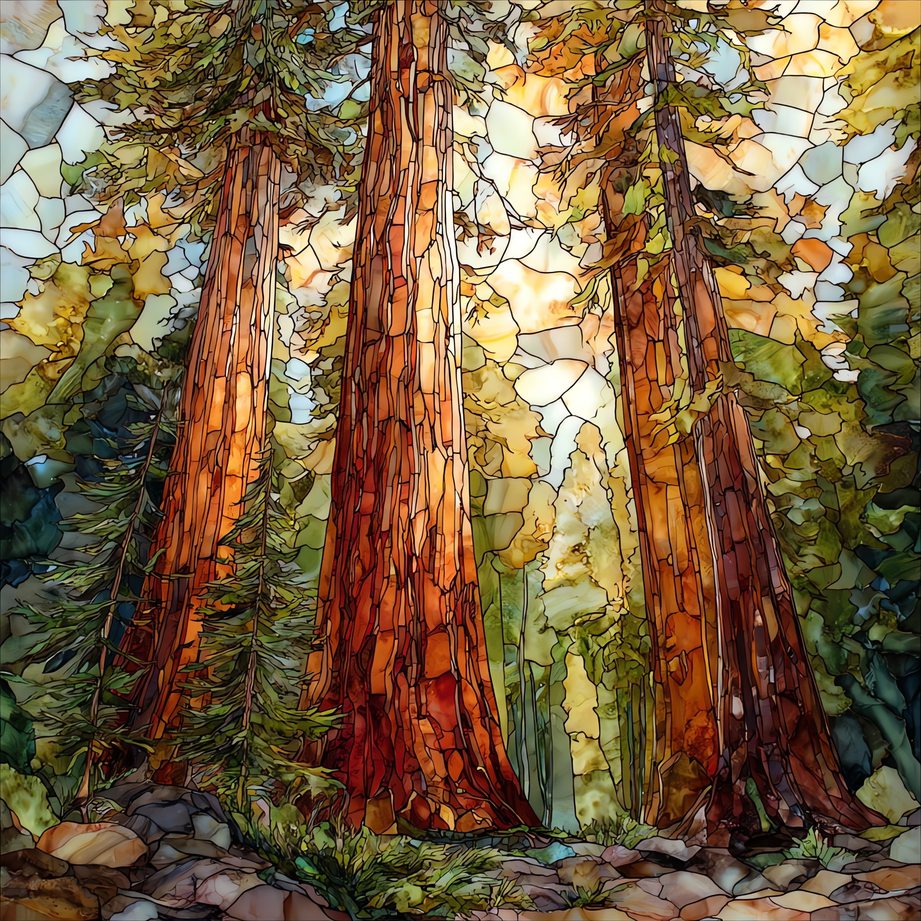 Mariposa Grove Giant Sequoias Tile
