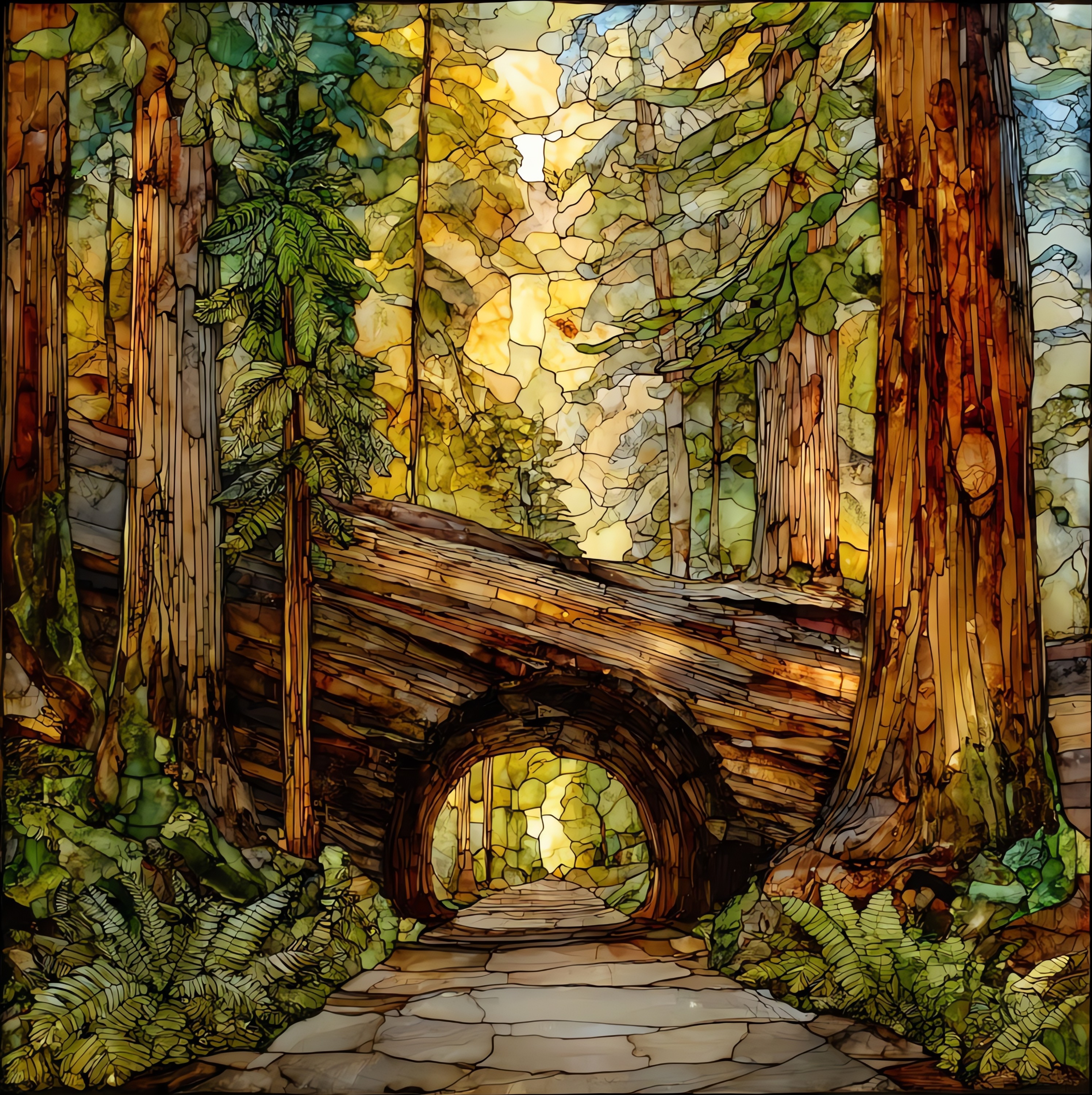 Tunnel Log Sequoia