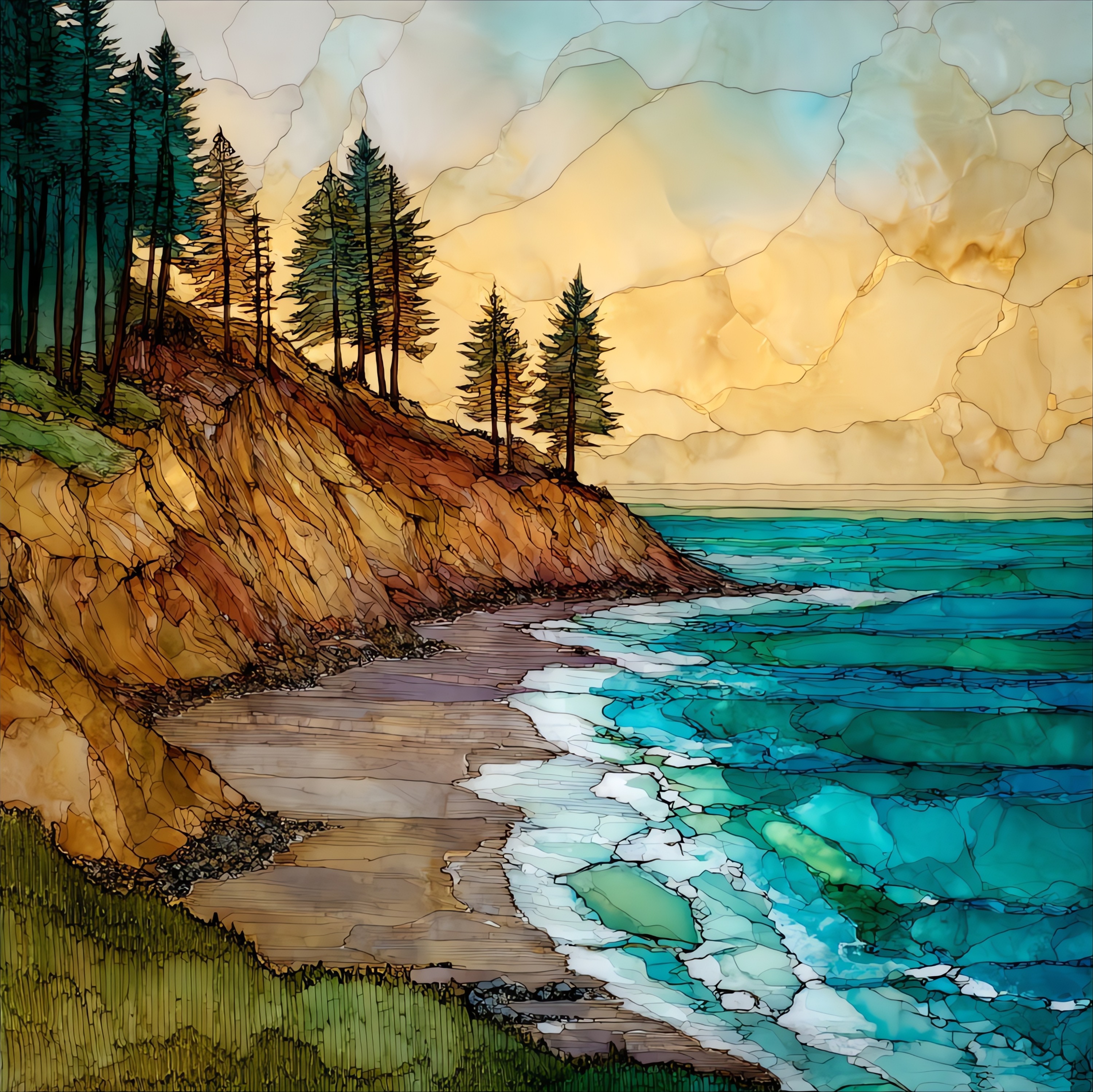 Gold Bluffs Beach