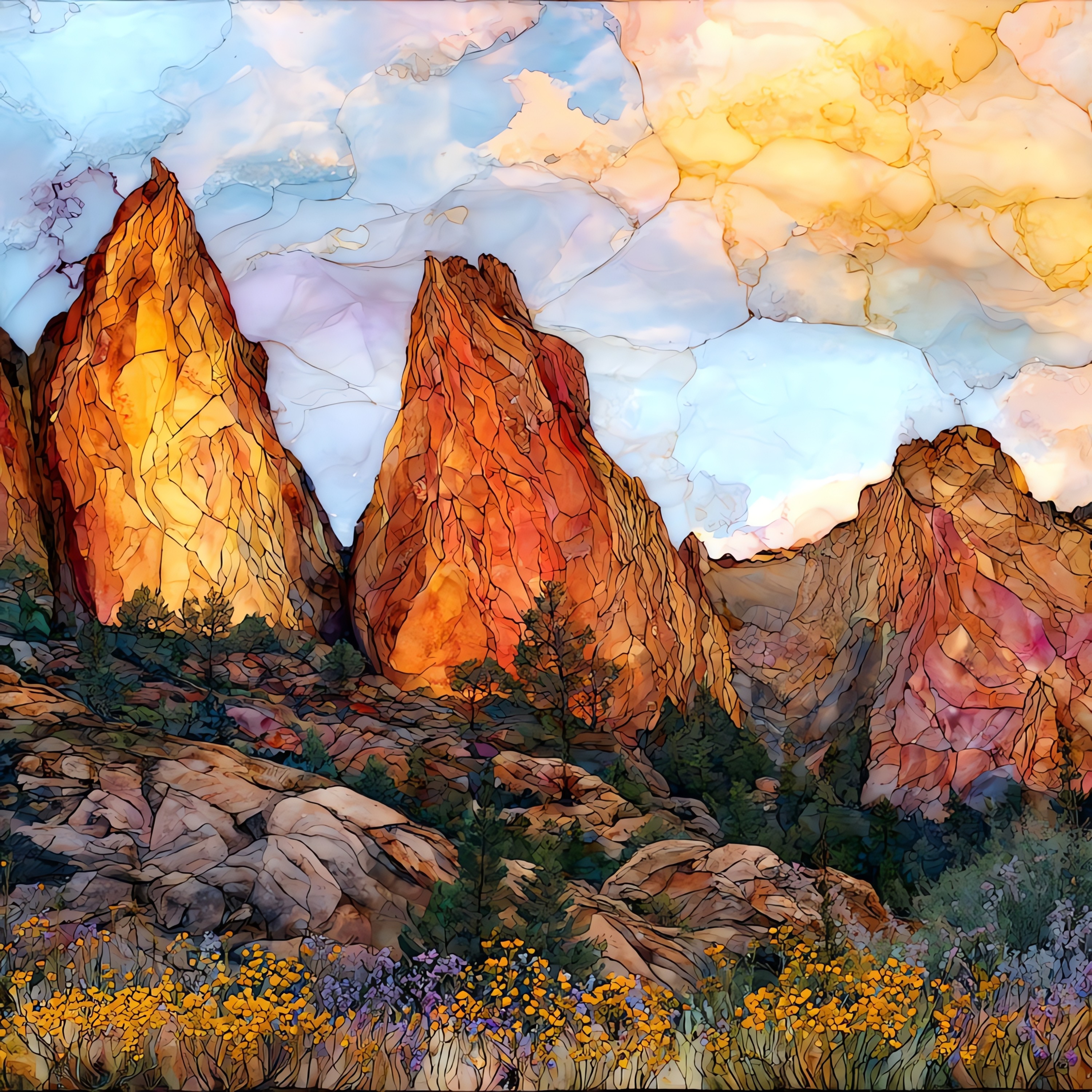 Pinnacles Rock Spires