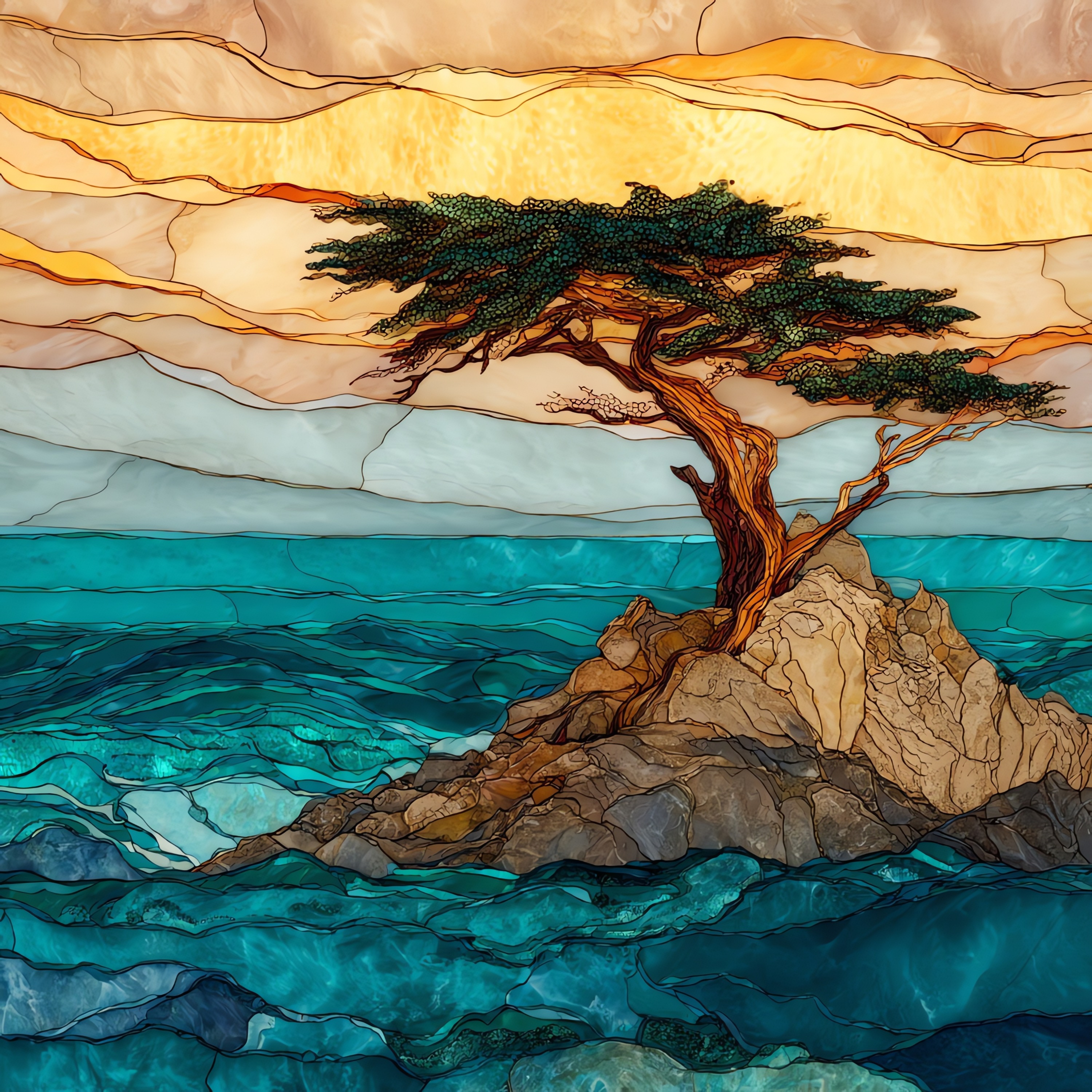 Lone Cypress