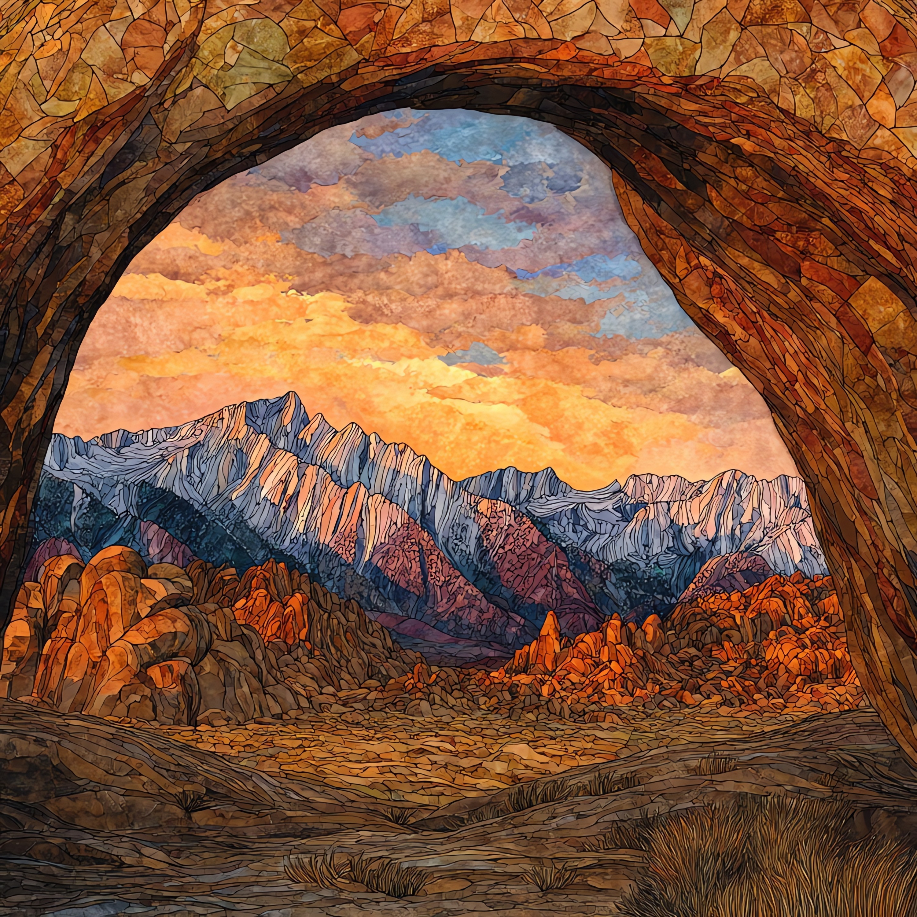 Alabama Hills Mobius Arch