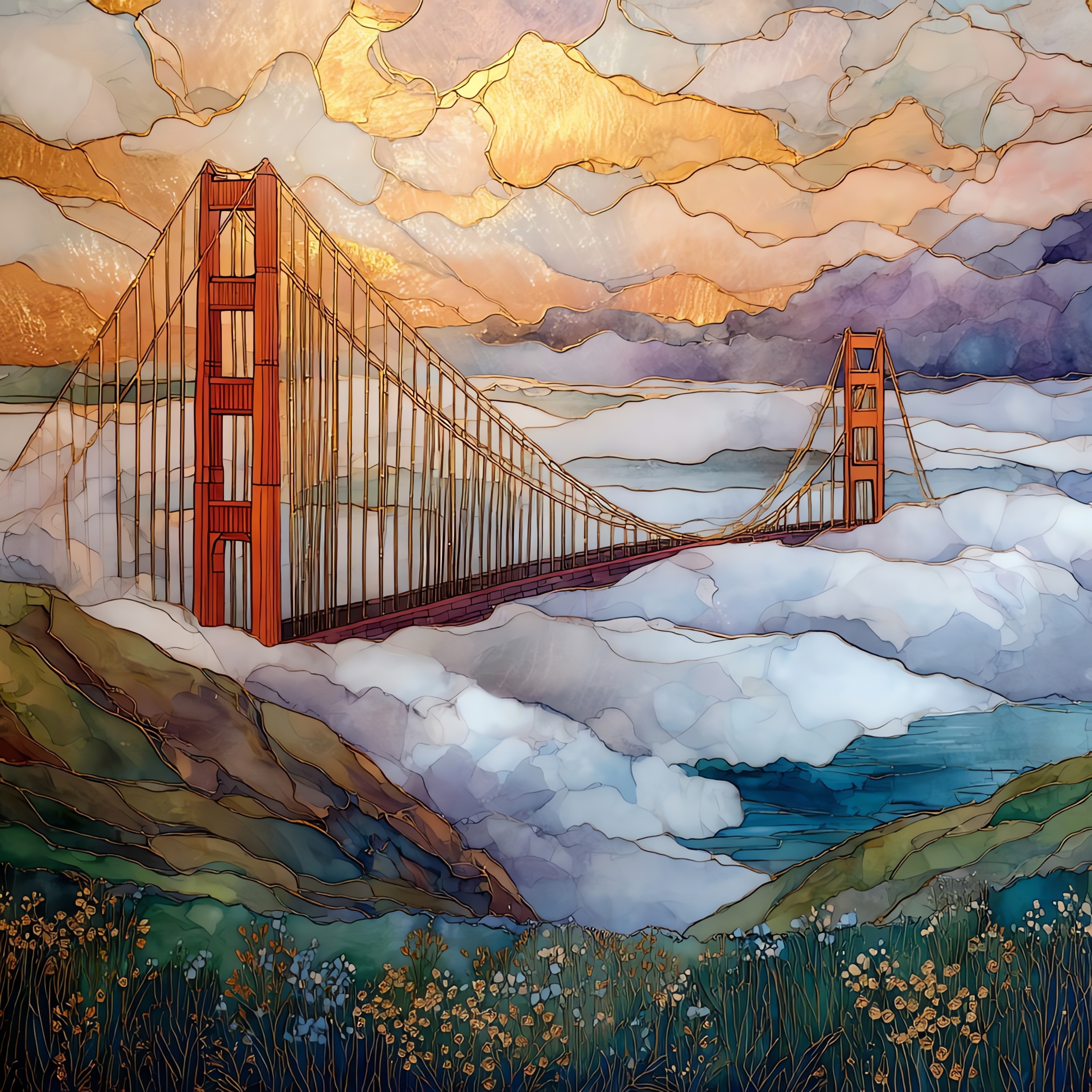 Golden Gate Bridge from Marin