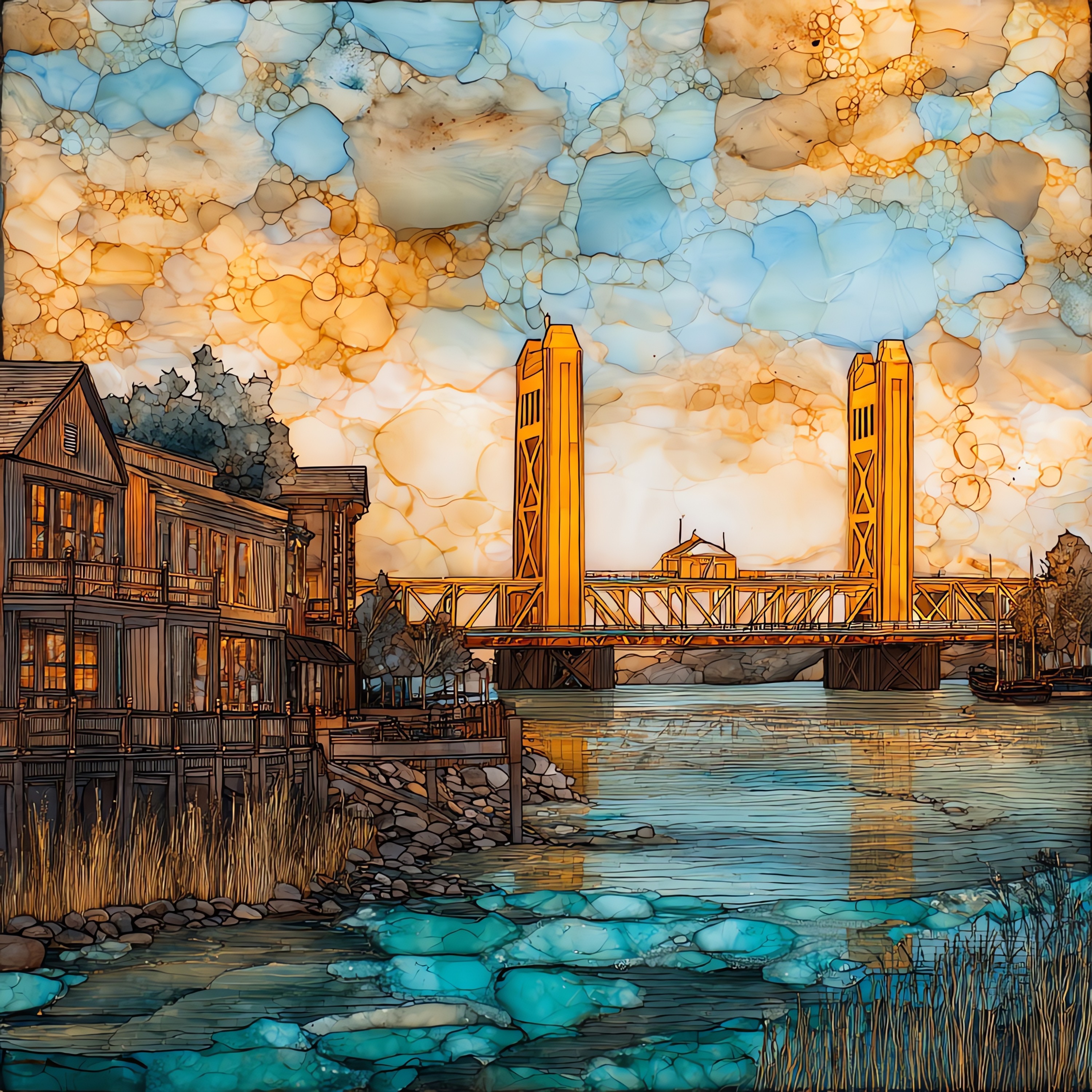 Sacramento Tower Bridge