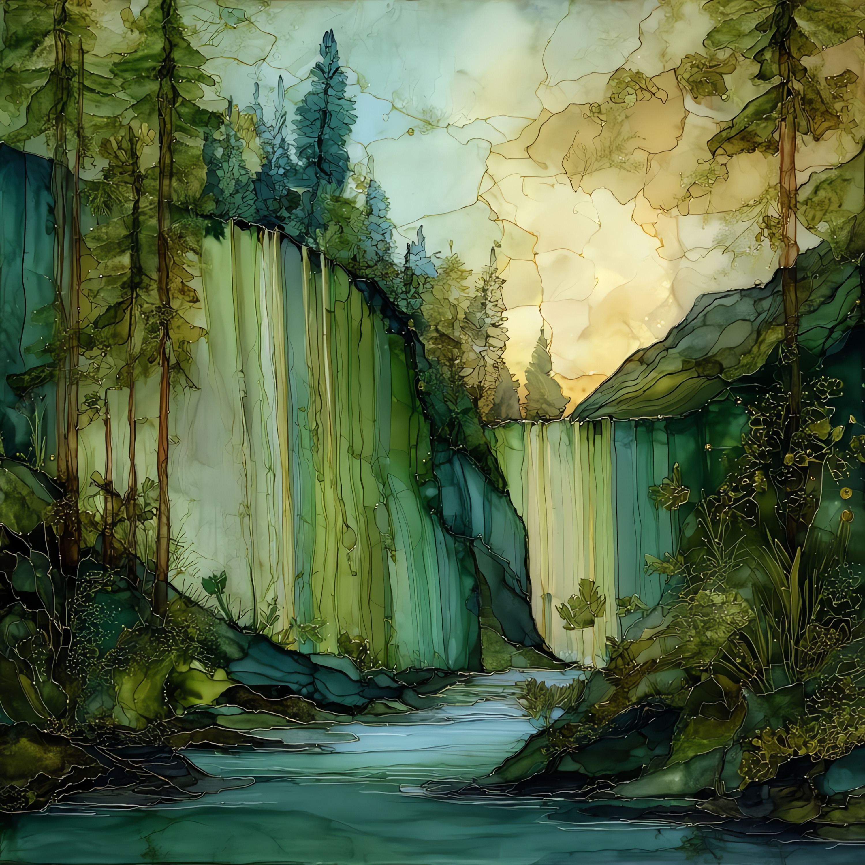 Mossbrae Falls