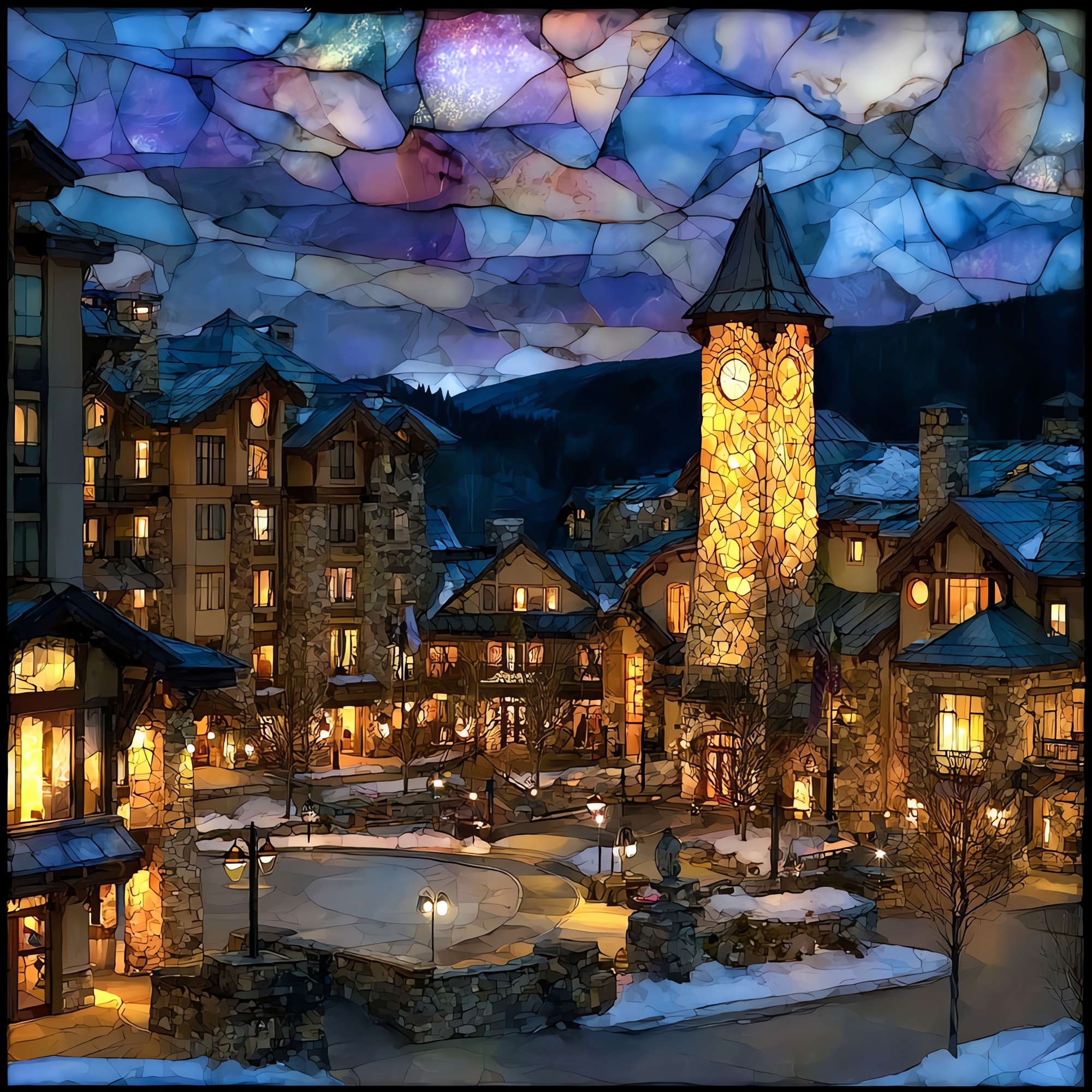 Beaver Creek main plaza Eagle Valley Ceramic Art Tile