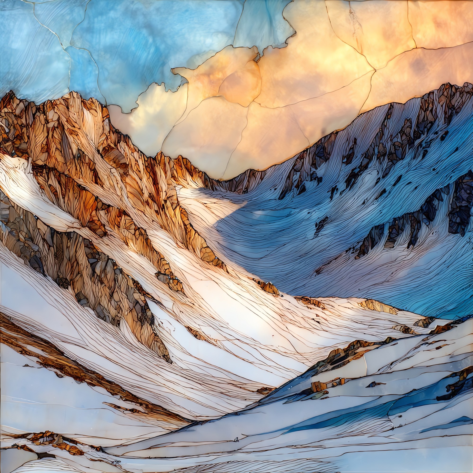 Arapahoe Basin closing day Front Range Ceramic Art Tile