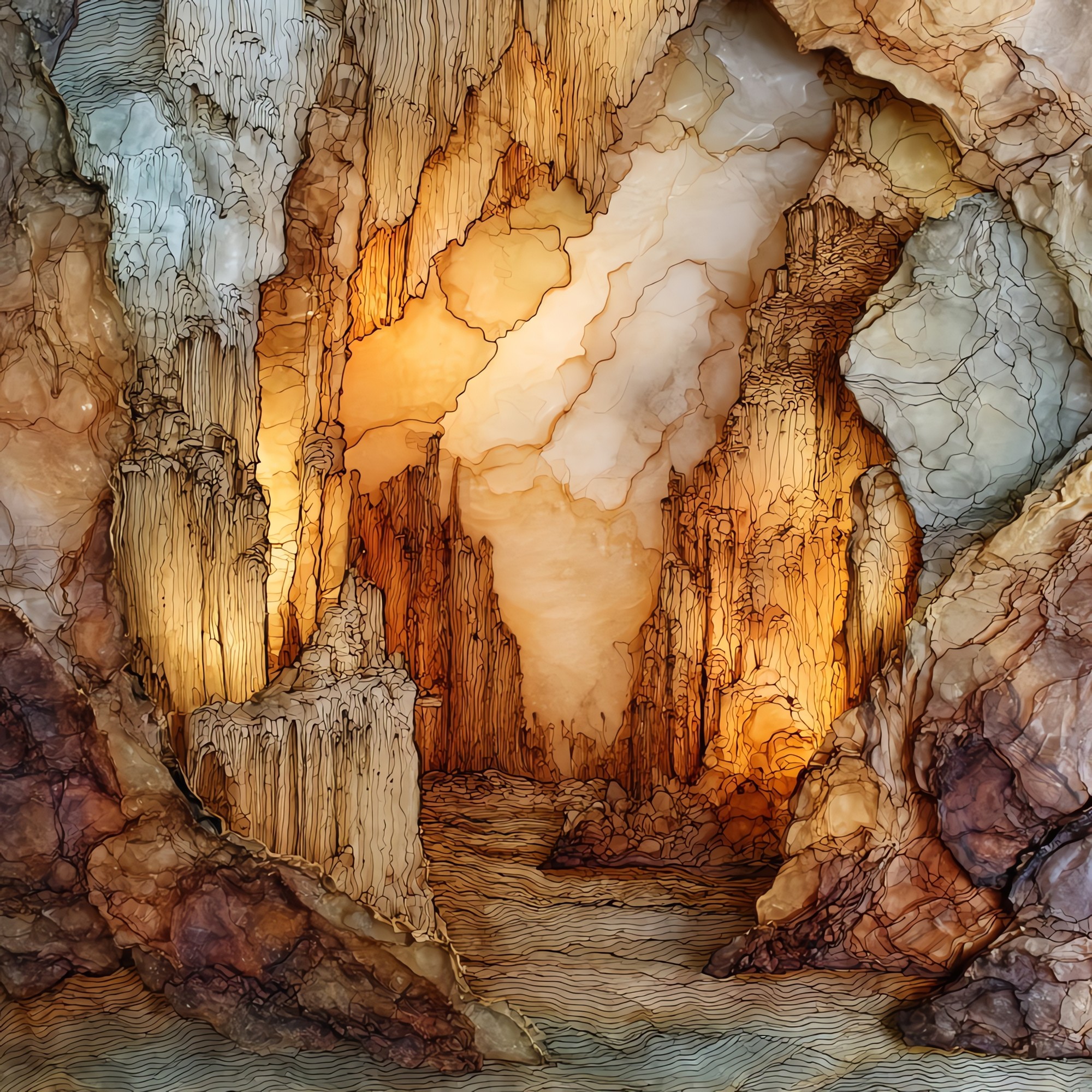 Cave of the Winds Front Range Ceramic Art Tile