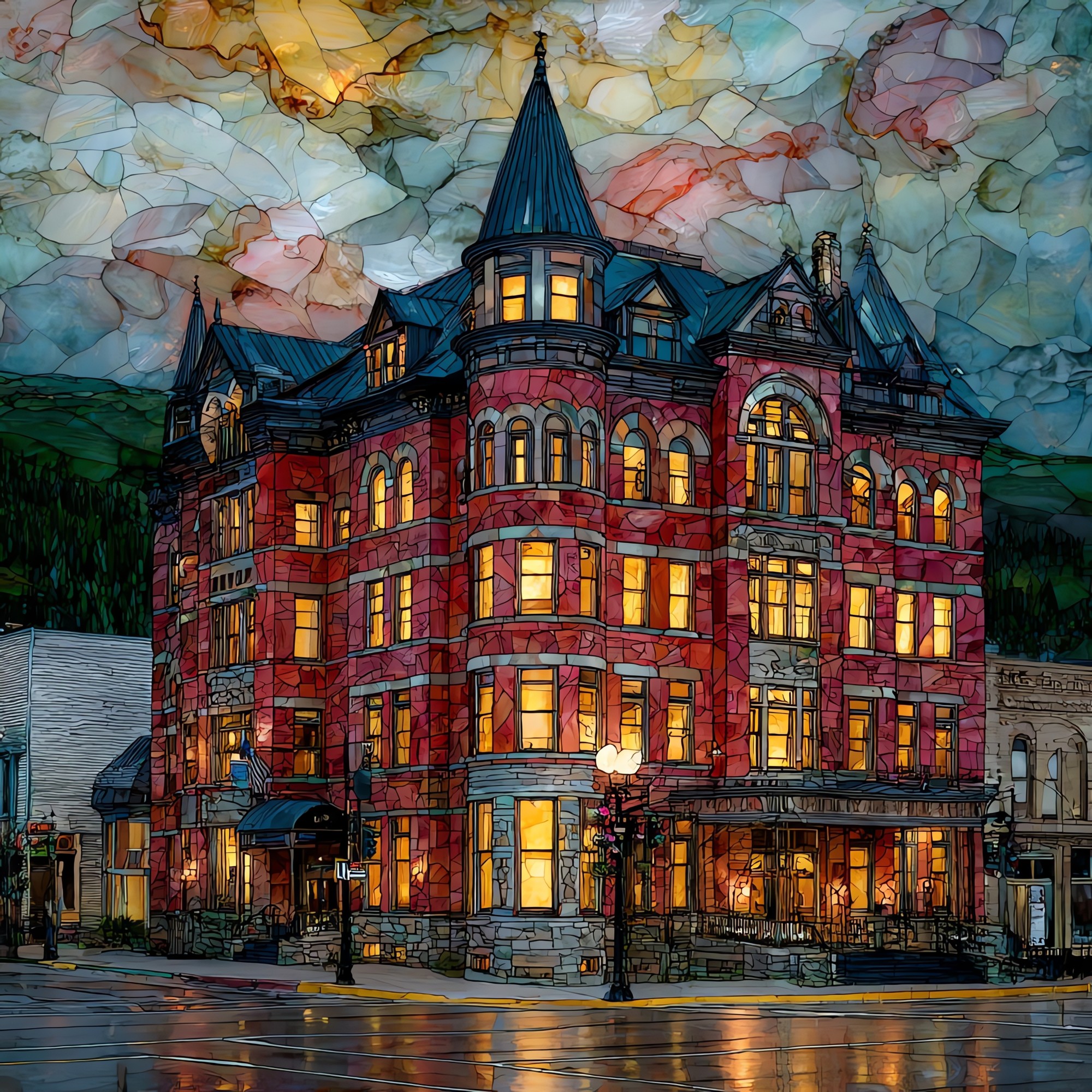 Strater Hotel Durango San Juans Ceramic Art Tile