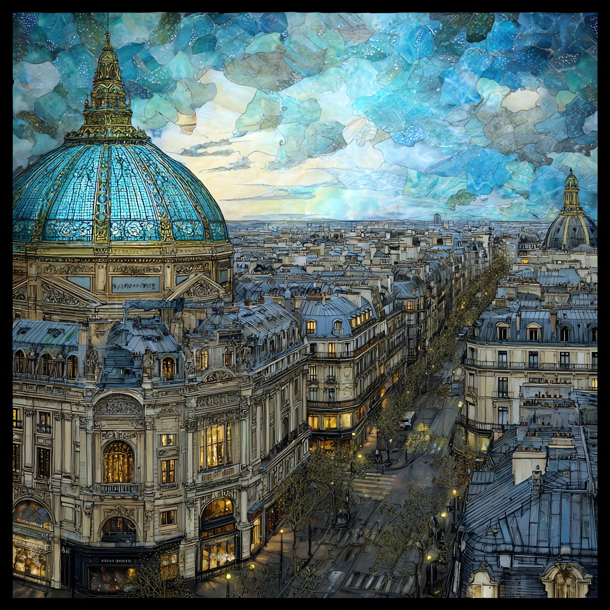Galeries Lafayette Glass Dome
