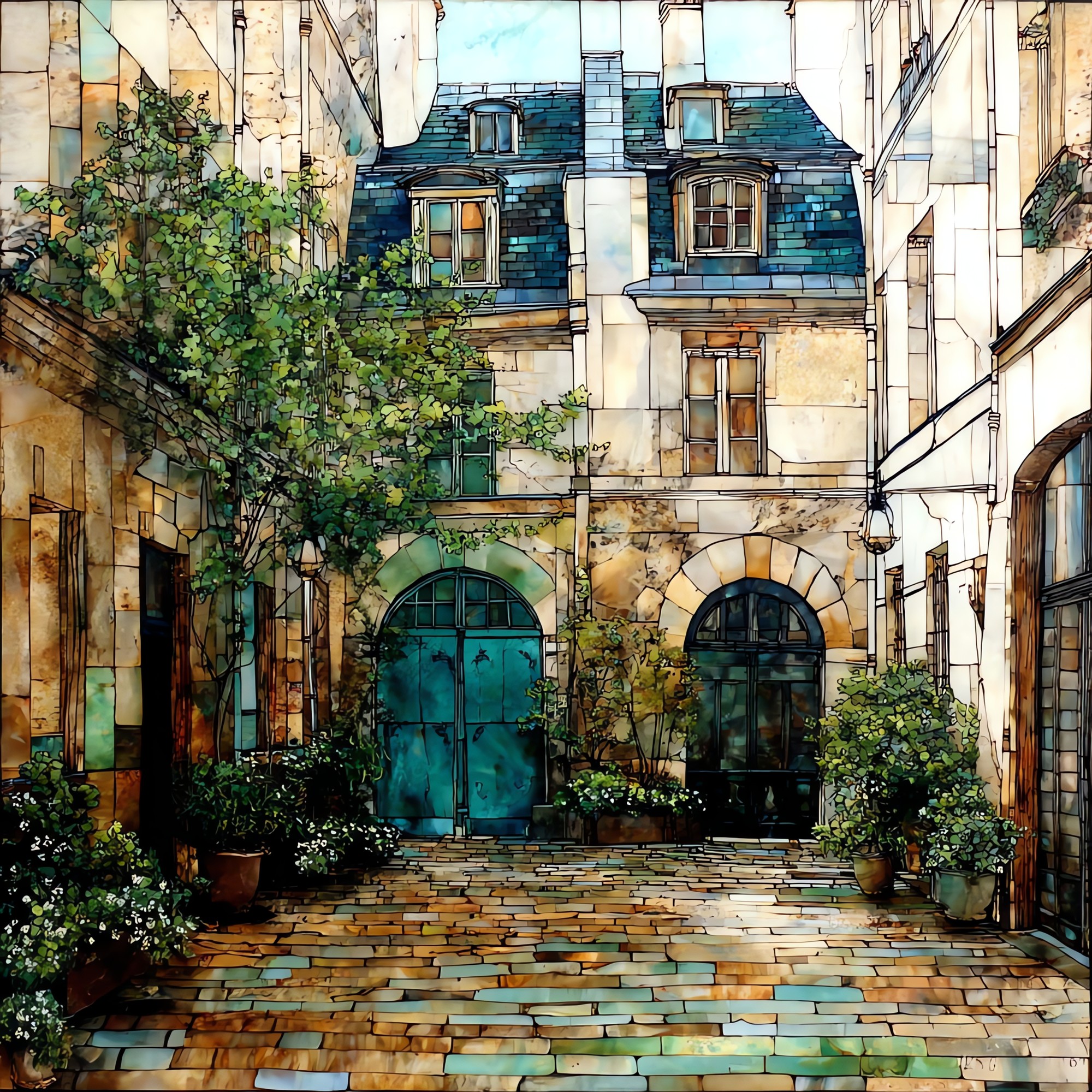 Marais Courtyard