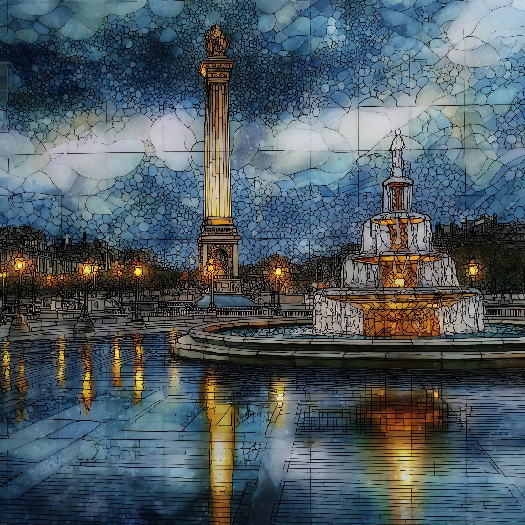 Trocadero Fountains