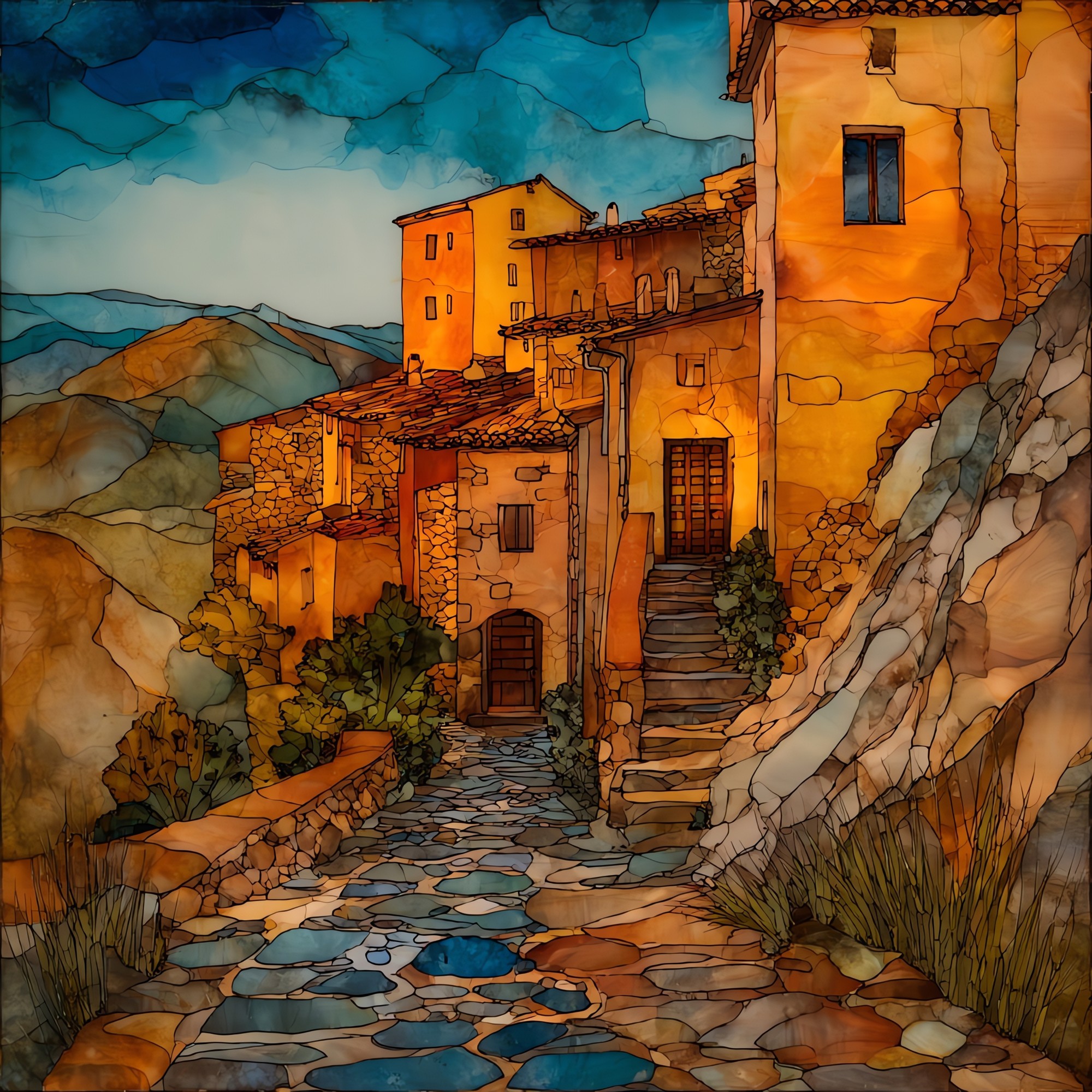 Roussillon Ochre Village