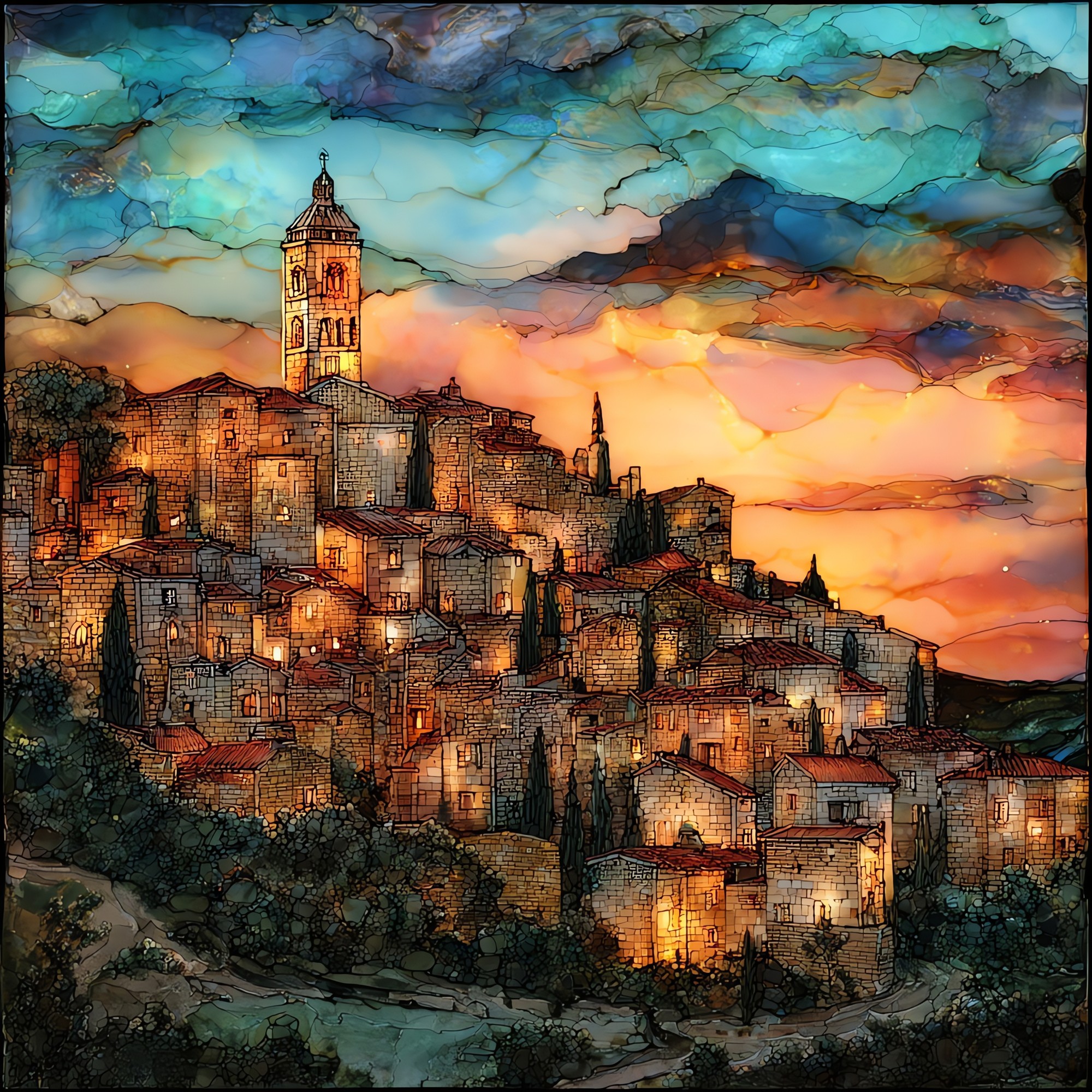 Bonnieux Perched Village