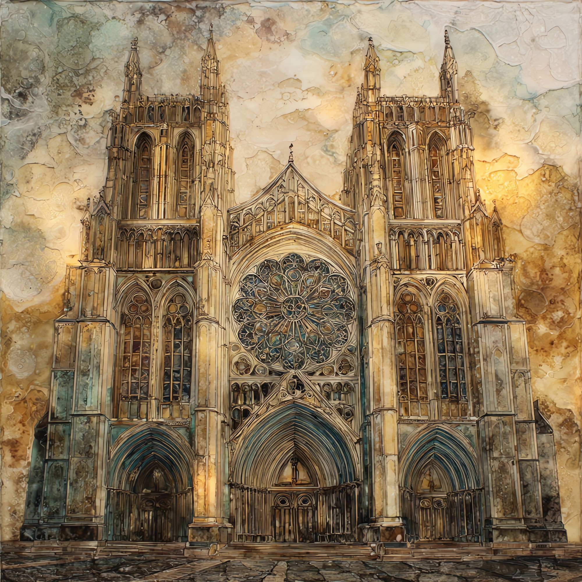 Reims Cathedral Coronation Facade