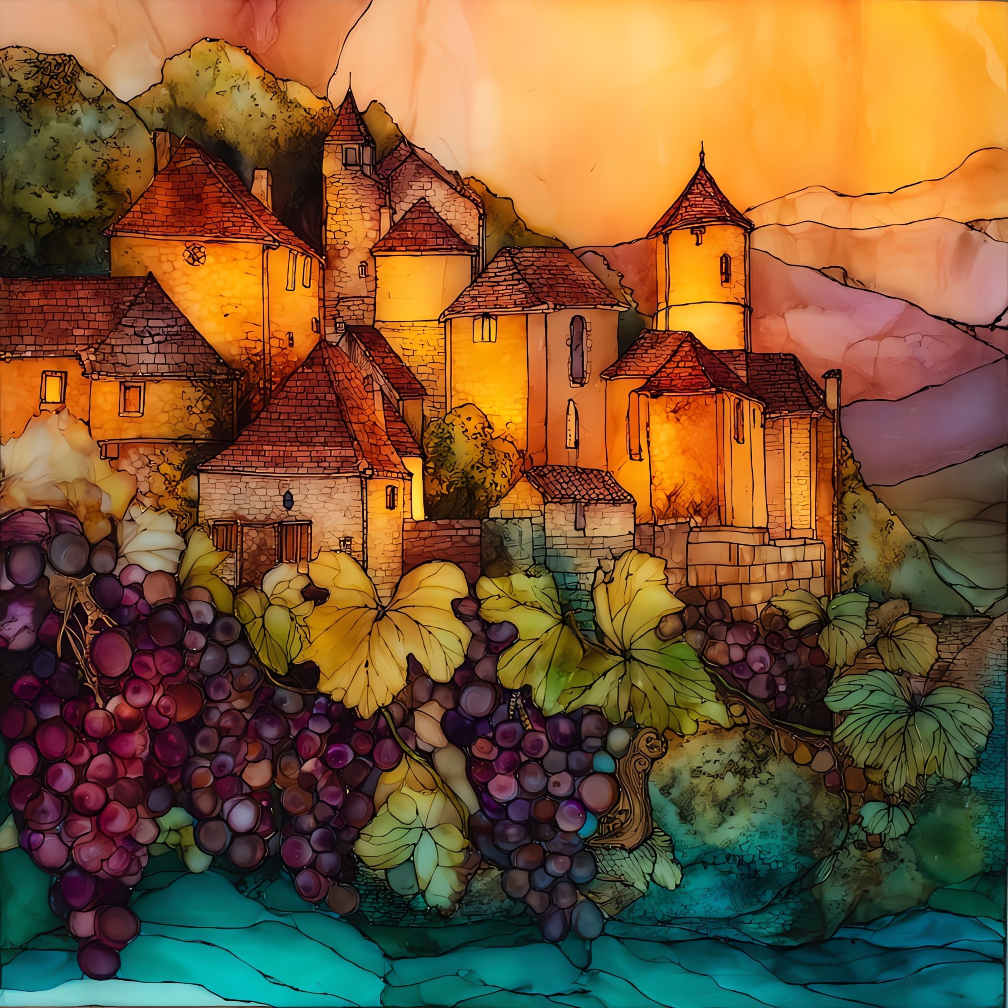 Saint-Emilion Vineyard