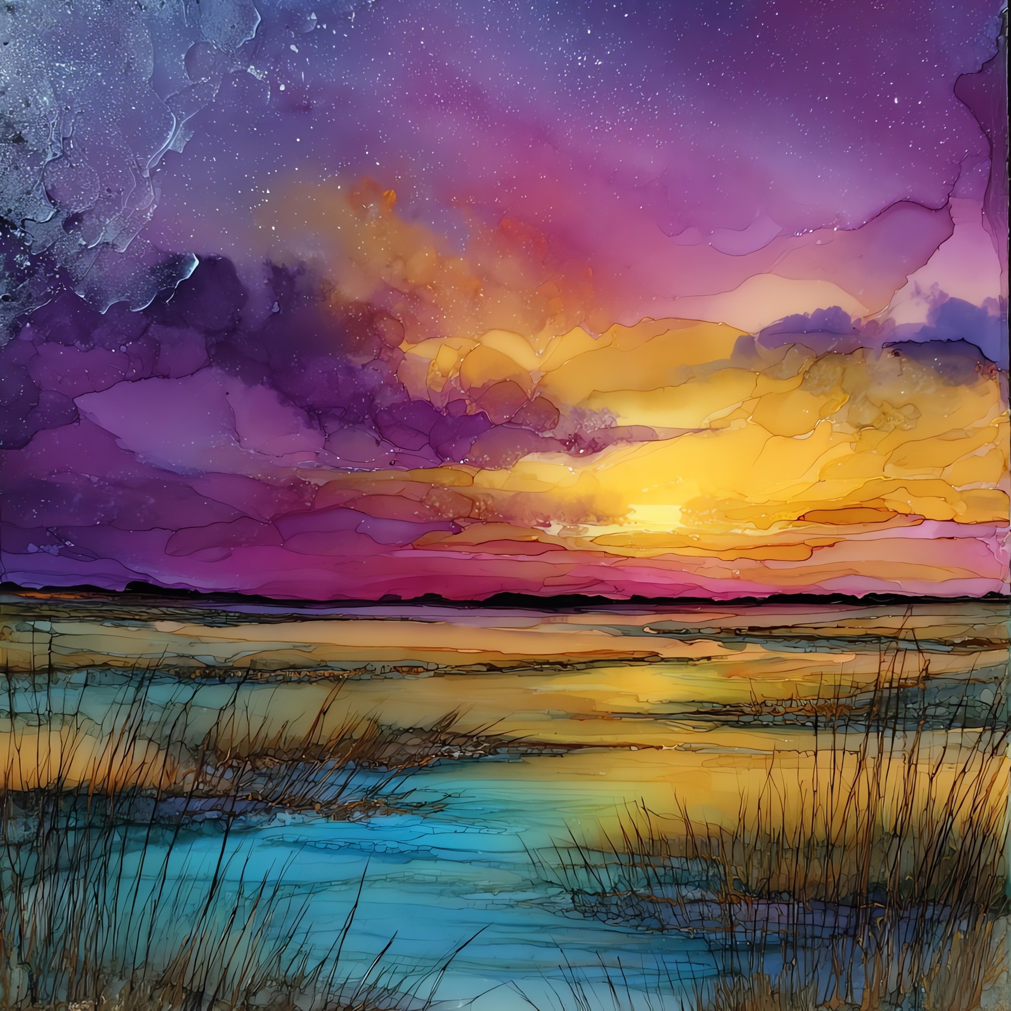 Ile de Re Salt Marshes