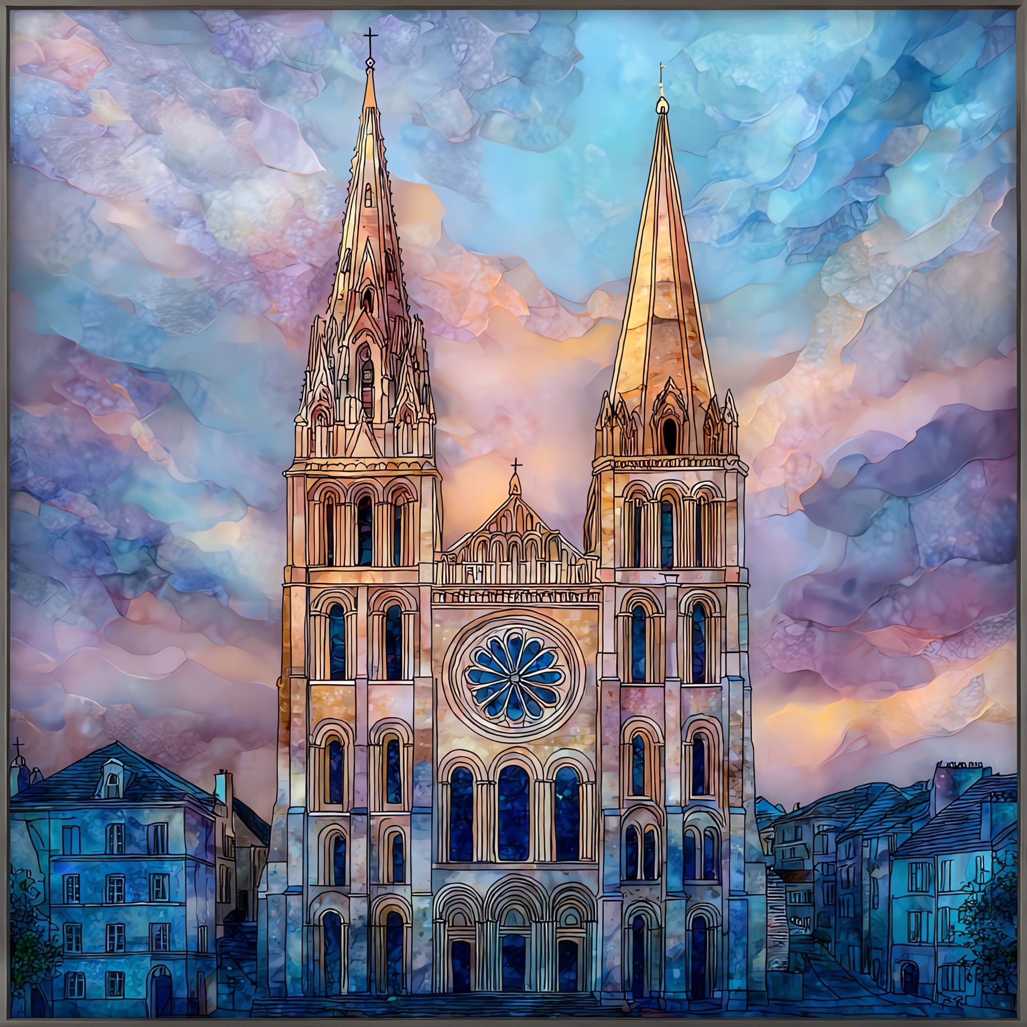 Chartres Cathedral West Facade