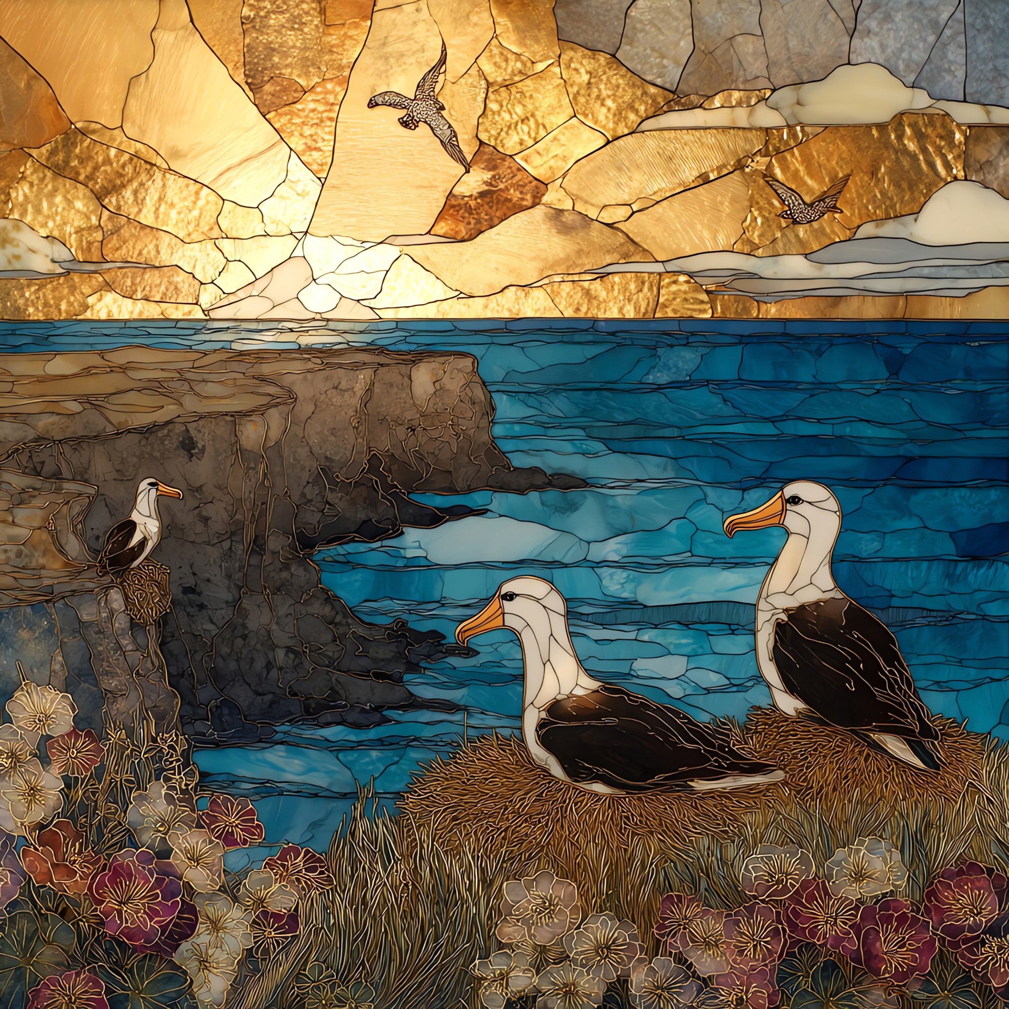 Kaena Point Oahu Ceramic Art Tile