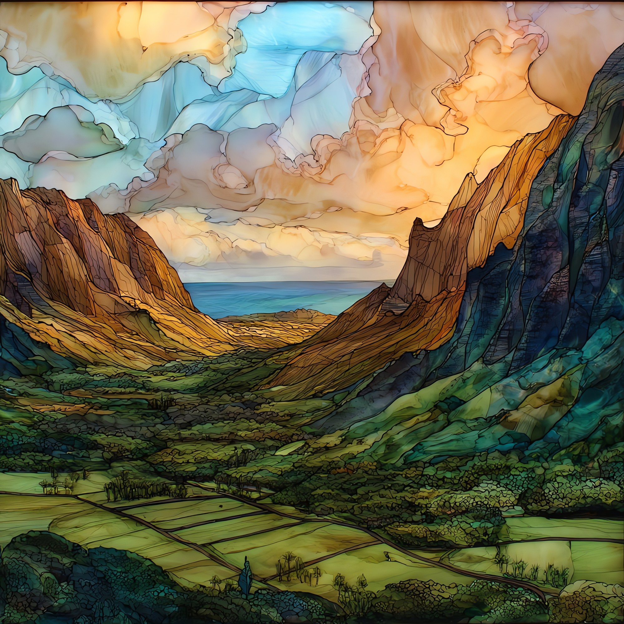 Kualoa Ranch Oahu Ceramic Art Tile