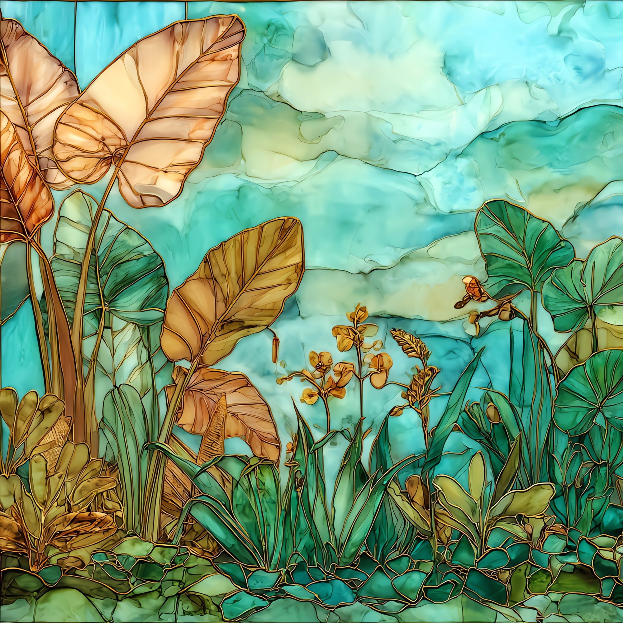 Wahiawa Botanical Oahu Ceramic Art Tile