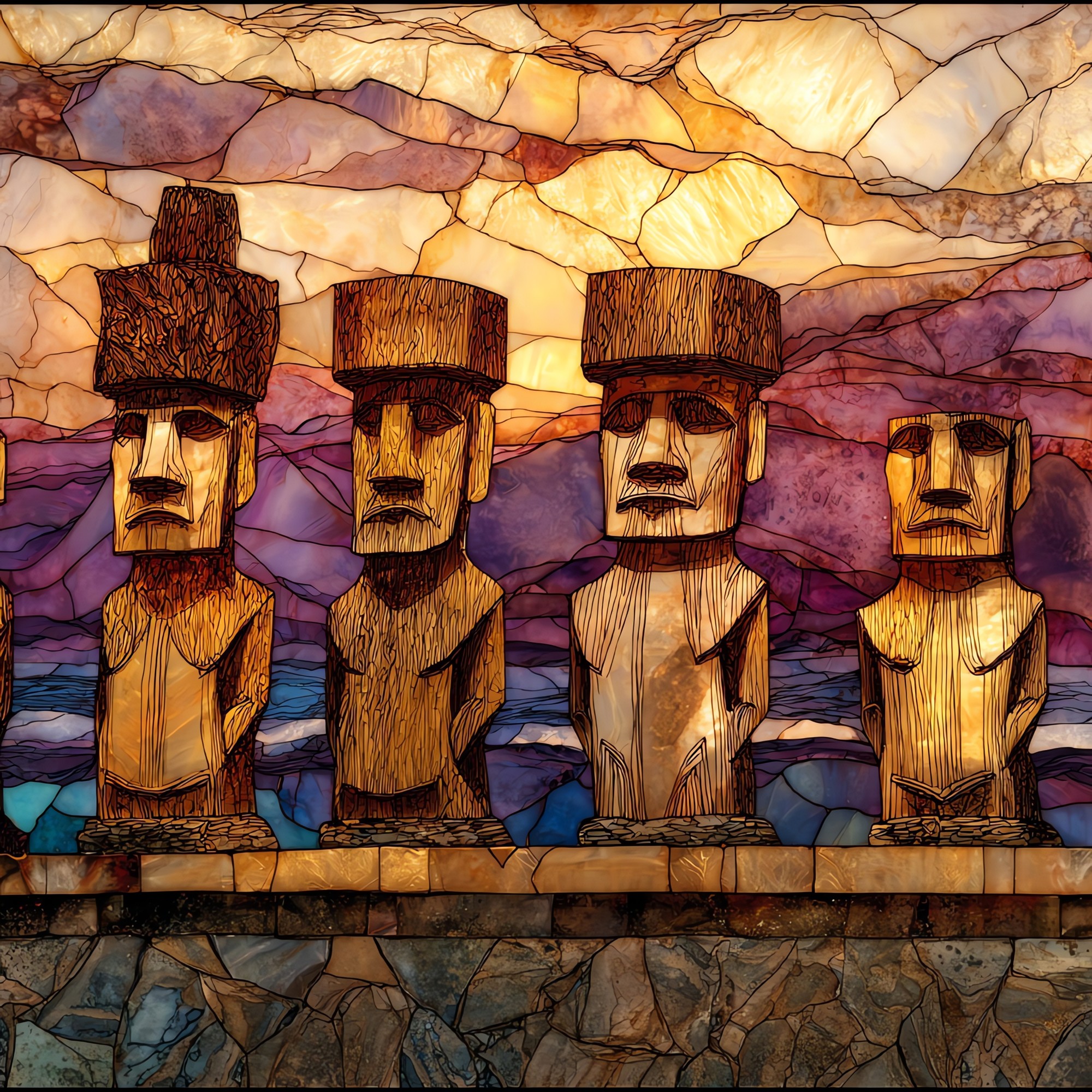 Puuhonua o Honaunau Big Island Ceramic Art Tile