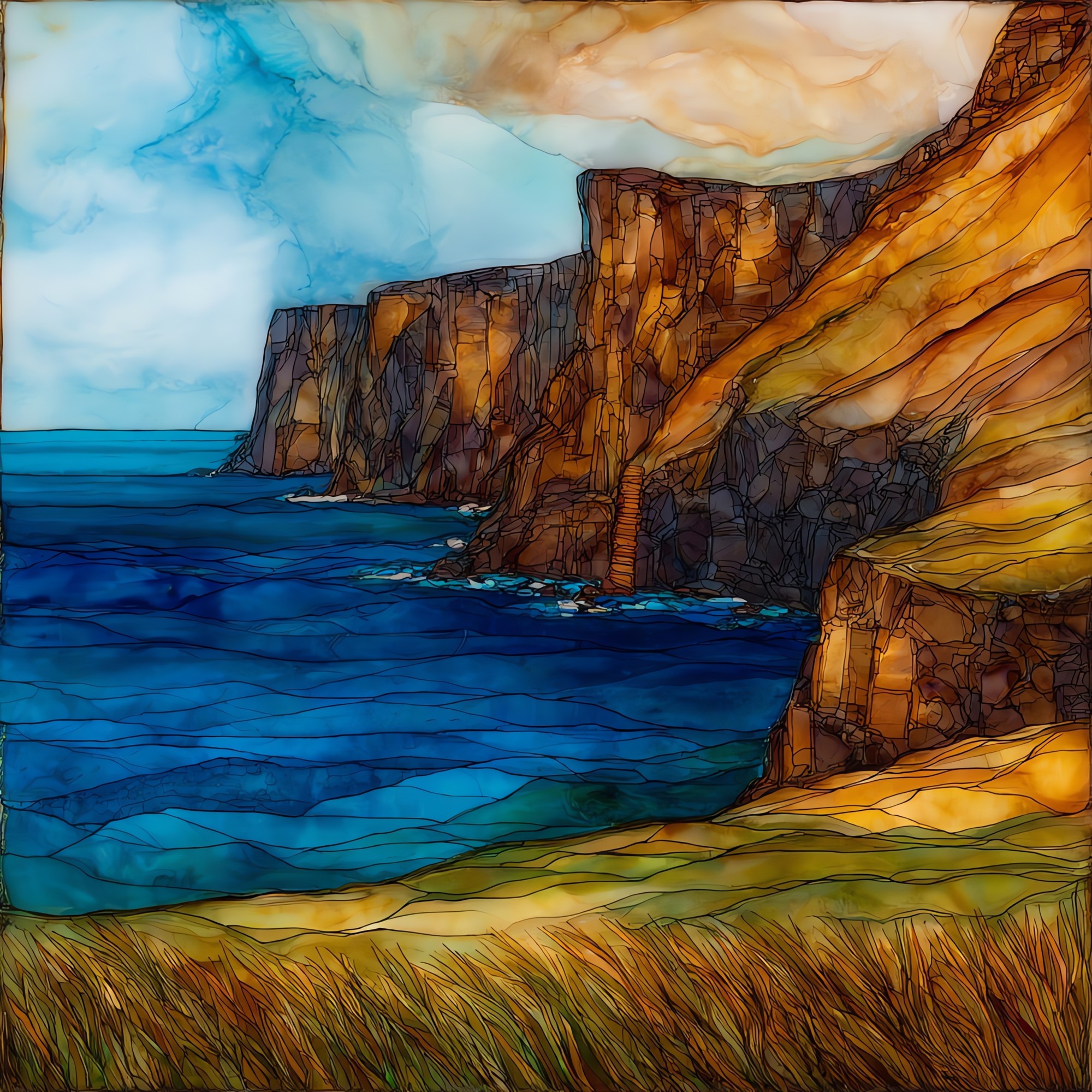 South Point Ka Lae Big Island Ceramic Art Tile