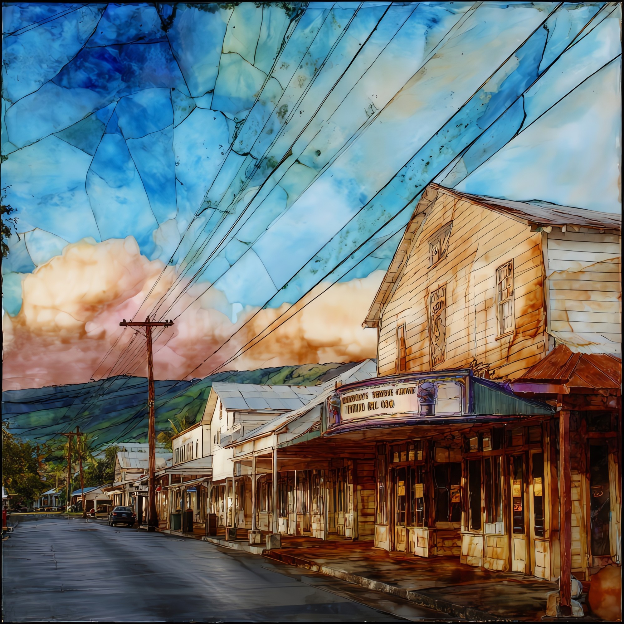 Honokaa Hamakua Big Island Ceramic Art Tile