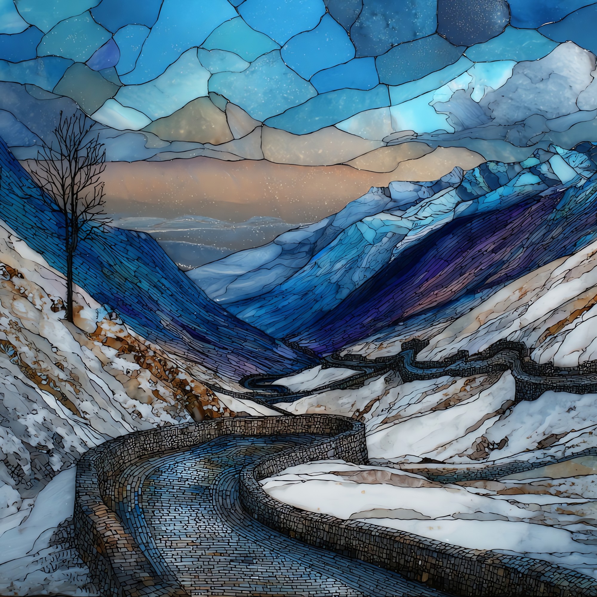 Stelvio Pass Winter